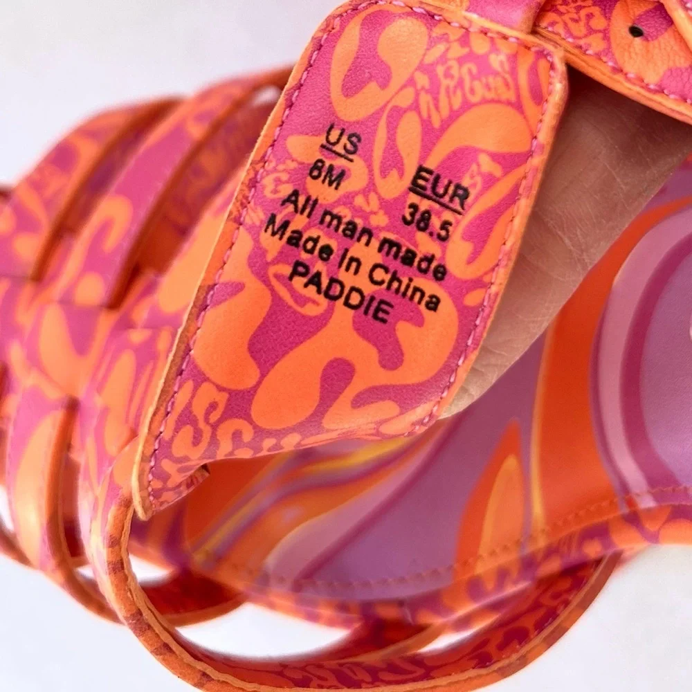 Circus by Sam Edelman Women’s Paddie Shoes Pink Orange Size US 8* Platform Drag